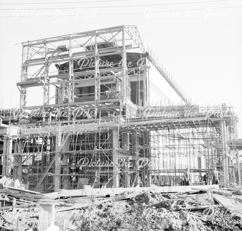 Construction of Ore Preparation Plant - Crusher House and wagon Tippler