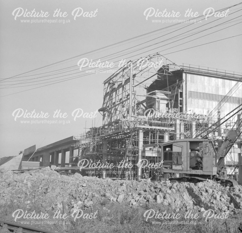 Construction of Ore Preparation Plant - Tippler and railway gantry