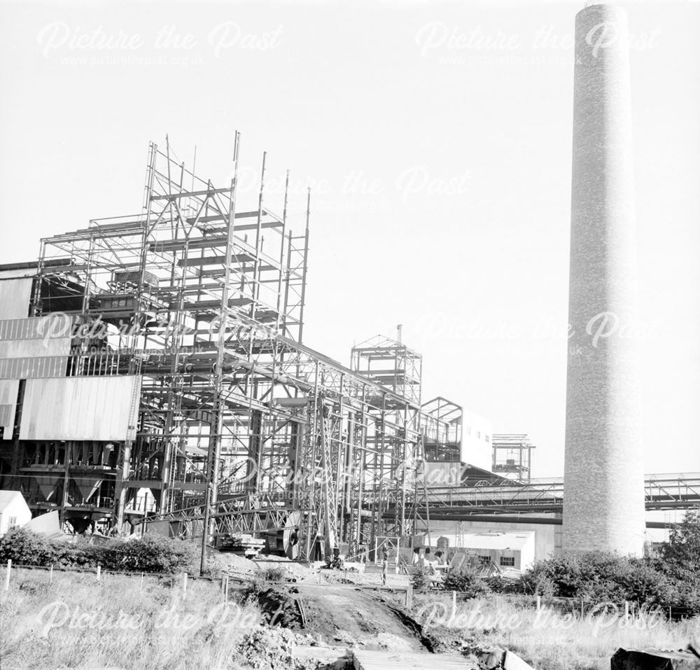 Construction of Ore Preparation Plant - Sinter House and chimney