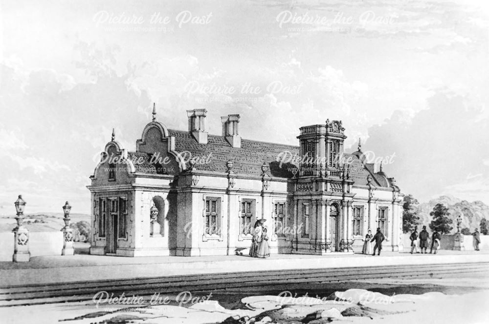 Original North Midland Railway station