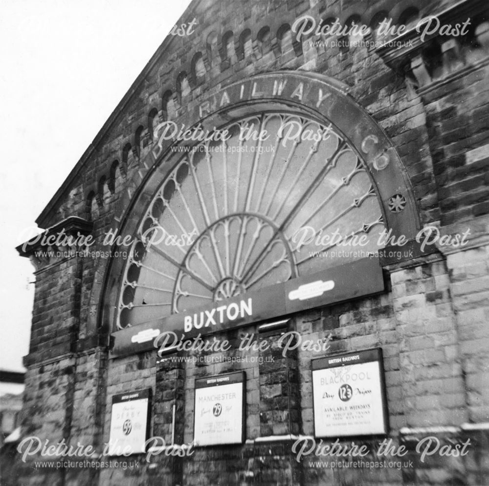 Frontage of ex-Midland Railway Buxton railway station