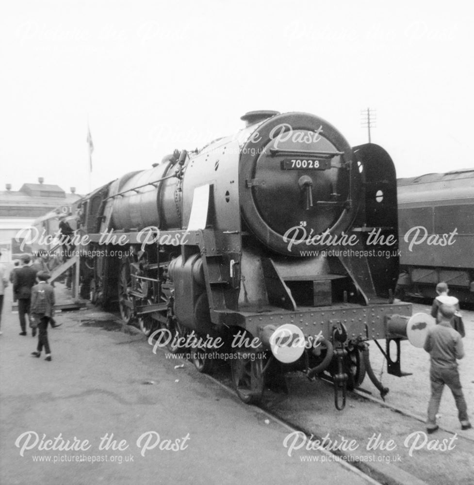 Class 7 'Britannia' 4-6-2 at Derby Locomotive Works Open Day
