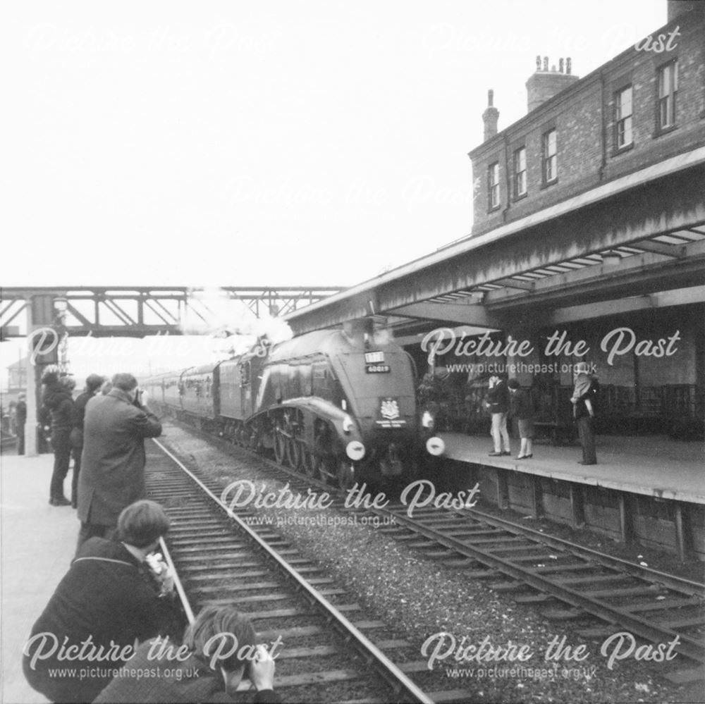 Class A4 4-6-2 60019 on special train