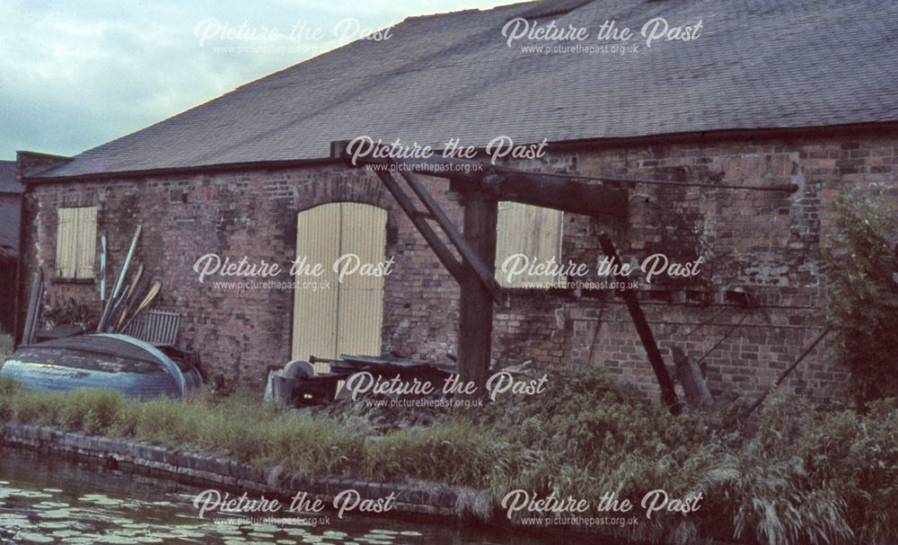 Warehouse along Trent and Mersey Canal, Shardlow, c 1960s