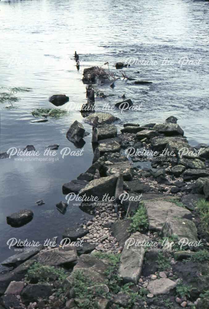 Original Bridge Footings?, Shardlow, 1966