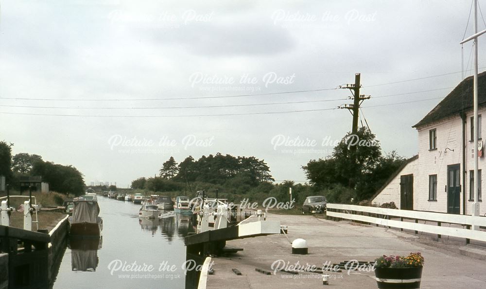 Lock at Cranfleet Canal, Long Eaton, 1966