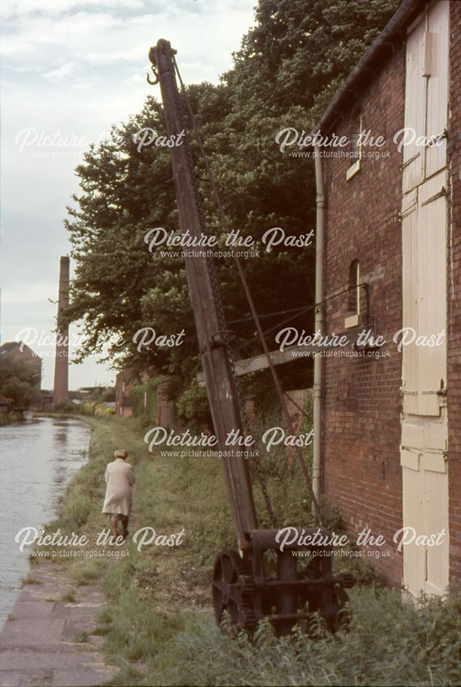 Old Hoist Hook, Trent and Mersey Canal, Shardlow, 1964