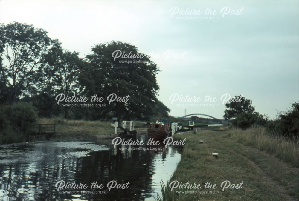 Lock on to the River Trent, Sawley, 1966