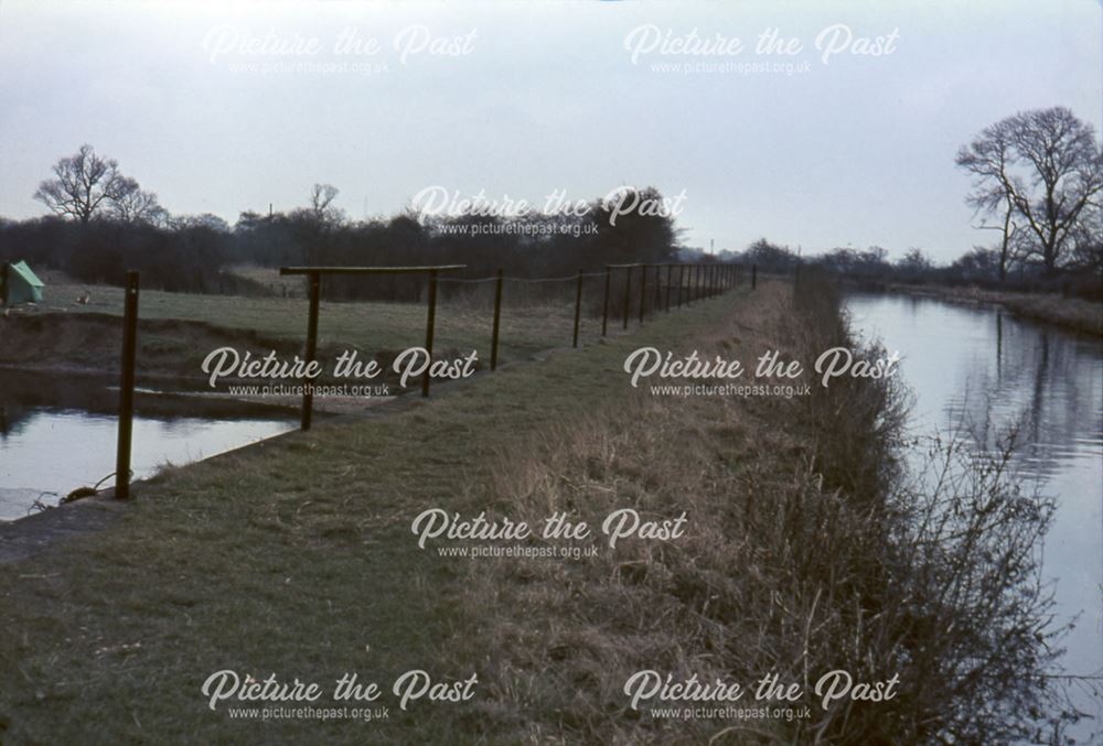 Trent and Mersey Canal, Monks Bridge, nr Egginton, 1965