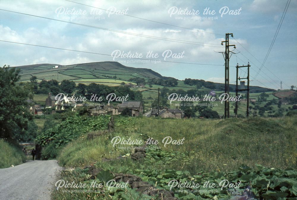 View of Bugsworth (Buxworth) Village, 1966