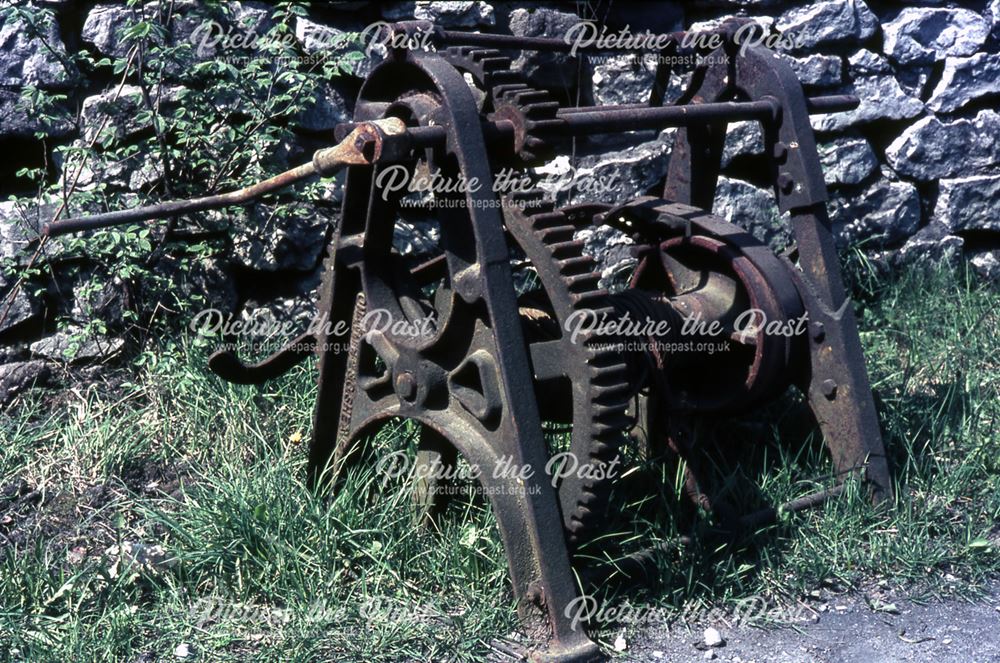 Winch on Cromford Canal, 1966