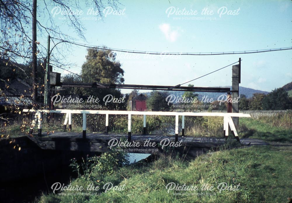 Swing Bridge, High Peak Junction, Cromford Canal, Cromford, 1967