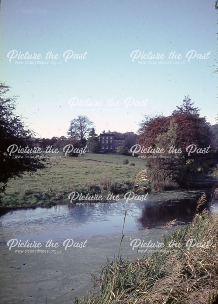 View of Willersley Castle from Cromford Canal, Cromford, 1967