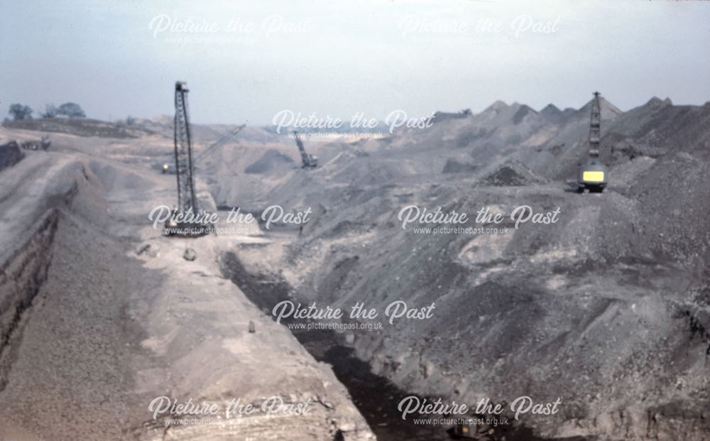 Opencast Coal Mine, Smalley, 1948