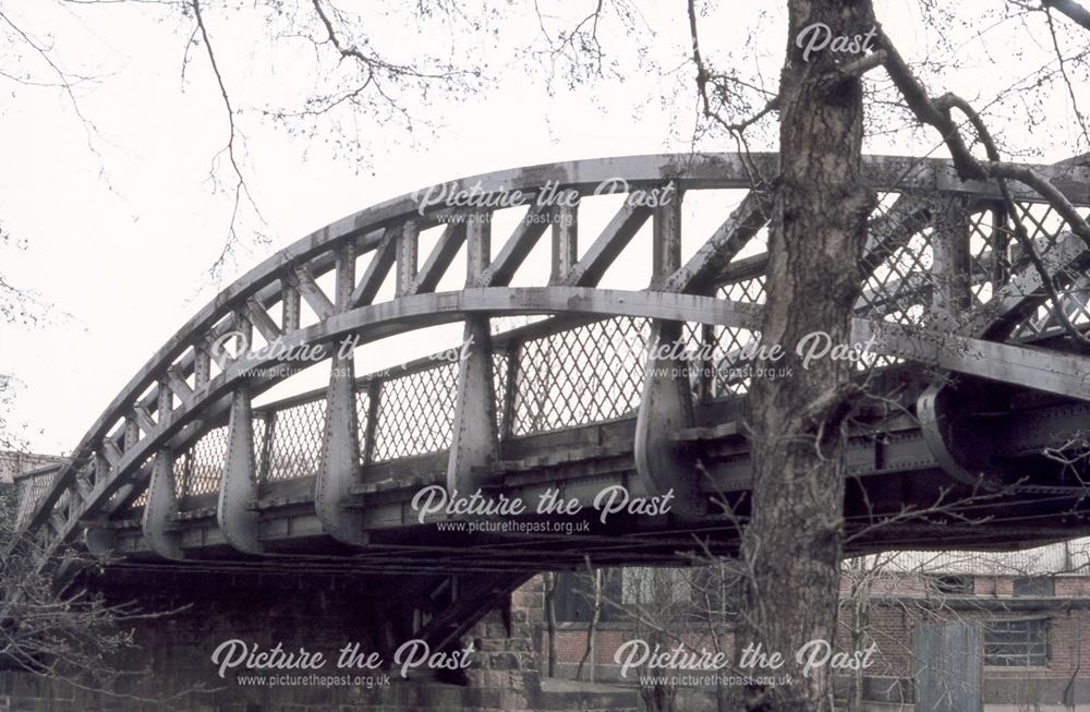 Handyside's Iron Bridge, Little Chester, Derby, 1977