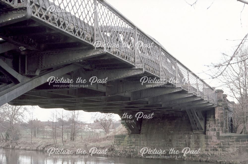 Handyside's Iron Bridge, Little Chester, Derby, 1977