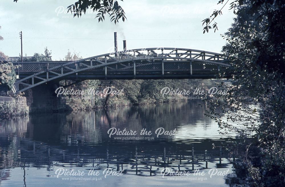 Handyside's Iron Bridge, Little Chester, Derby, 1977