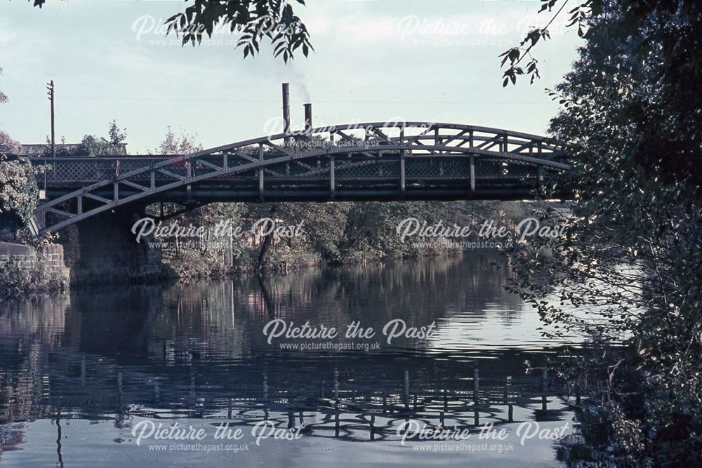 Handyside's Iron Bridge, Little Chester, Derby, 1965