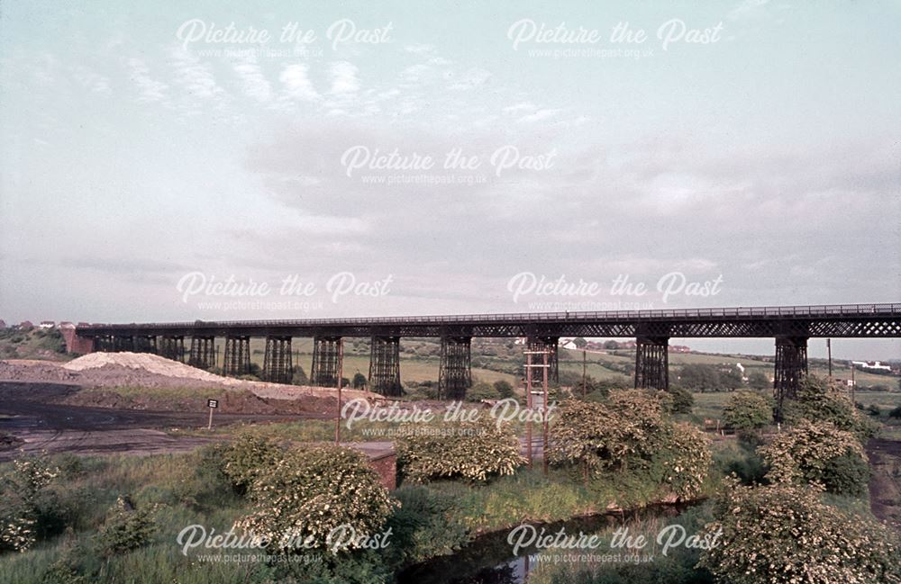 Great Northern Railway (GNR), Bennerley Viaduct, Awsworth, 1975