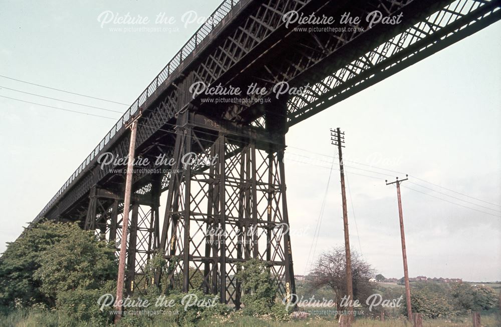 Great Northern Railway (GNR), Bennerley Viaduct, Awsworth, 1976