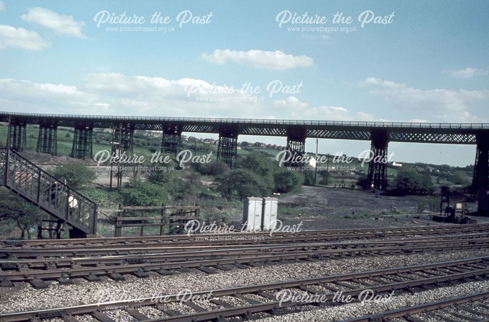 Great Northern Railway (GNR), Bennerley Viaduct, Awsworth, 1971