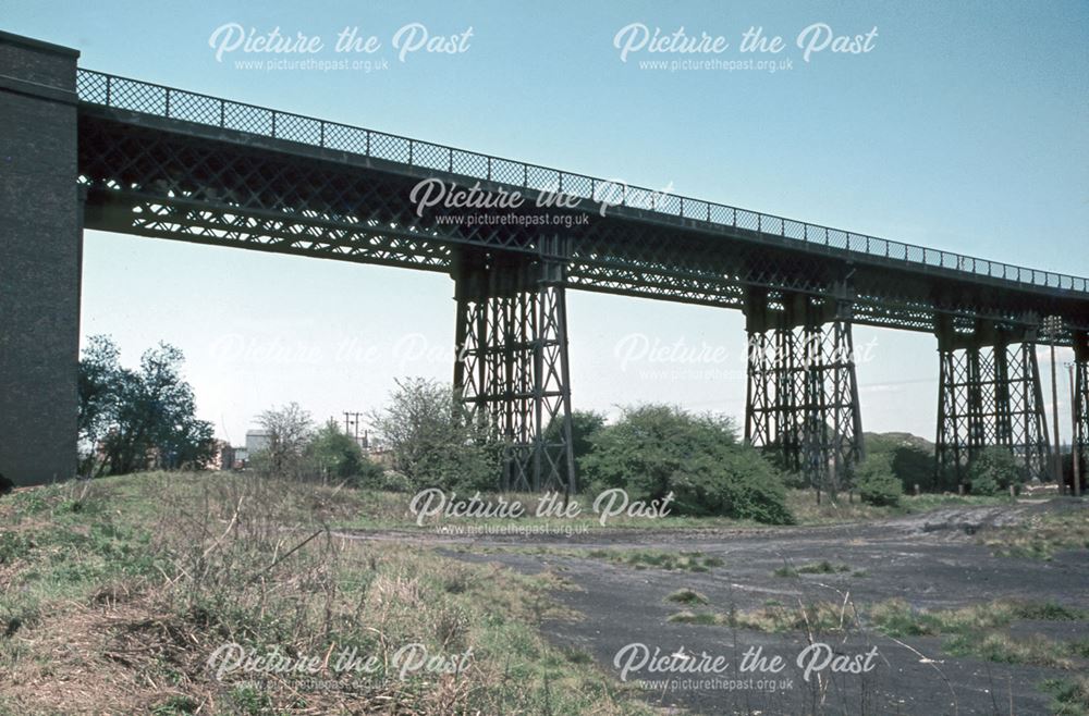 Great Northern Railway (GNR), Bennerley Viaduct, Awsworth, 1971