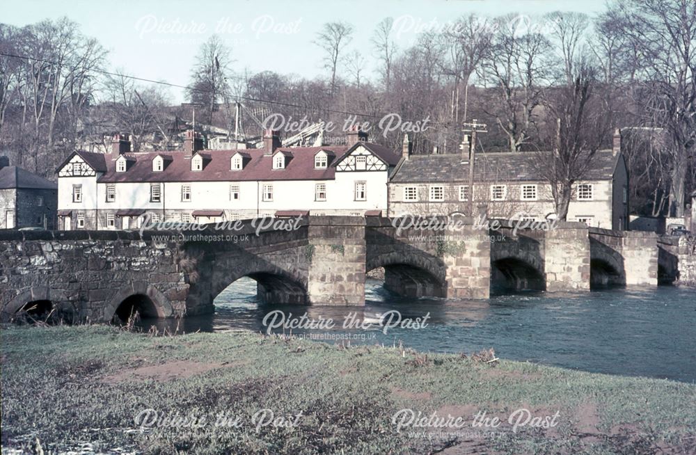 Packhorse (Holme) Bridge, River Wye, Bakewell, 1965