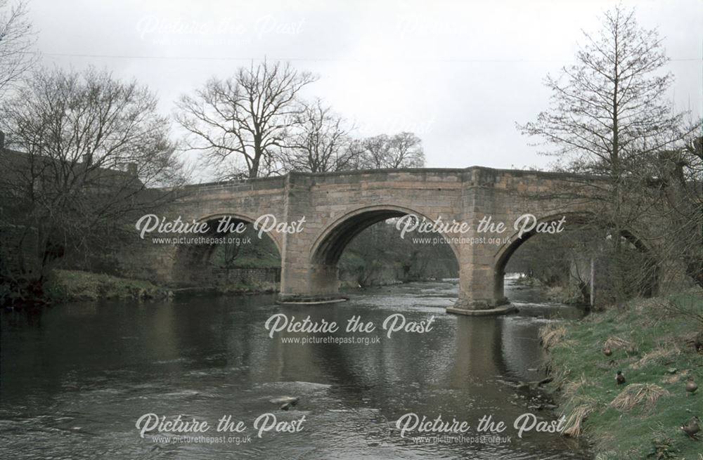 Old Toll Bridge, Baslow, 1976