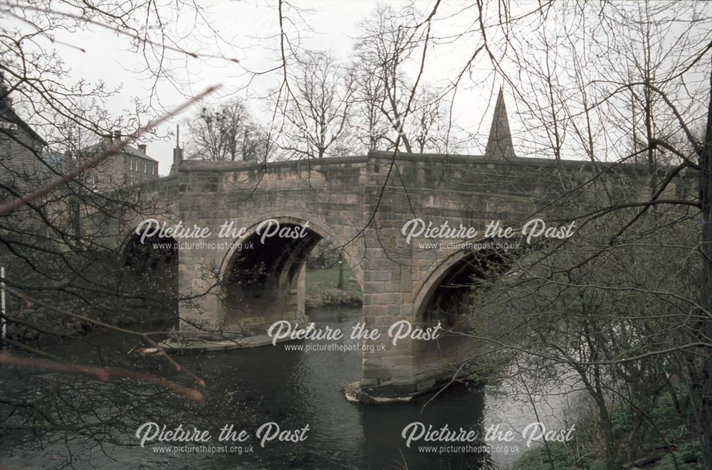 Old Toll Bridge, Baslow, 1976