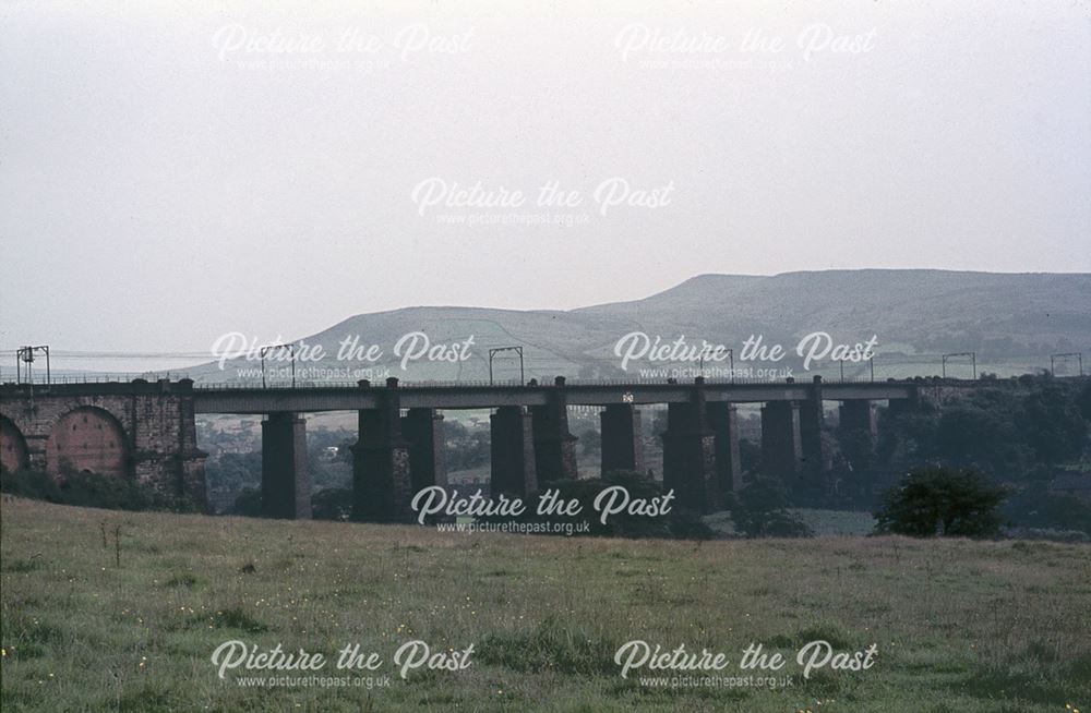 Dinting Railway Viaduct, Near Glossop, Dinting, 1964