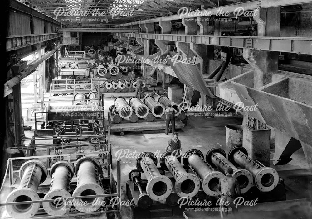 Spinning shop at the Concrete Plant