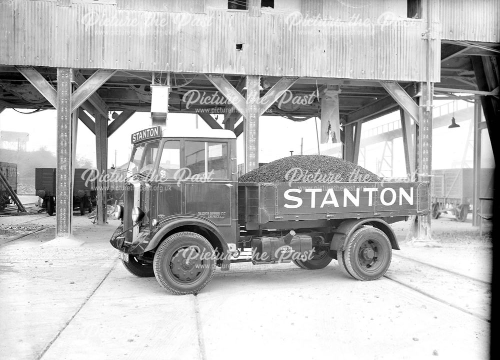 Lorry loaded with 'Stantomac'