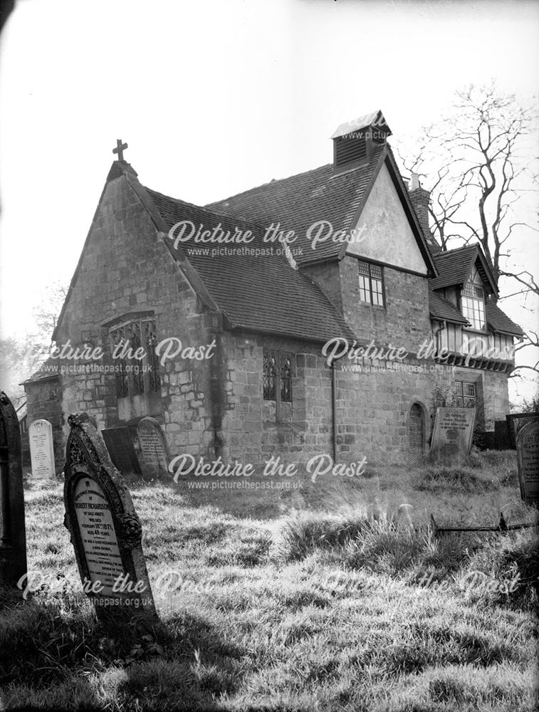 All Saints Church, Dale Abbey, c 1930s