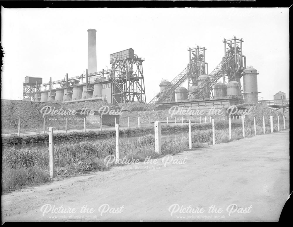 Rebuilt furnaces and kilns at Old Works