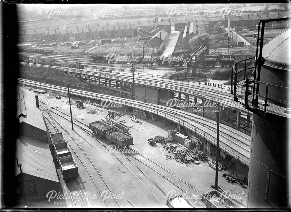 View across Hallam Fields from Stanton New Works blast furnaces