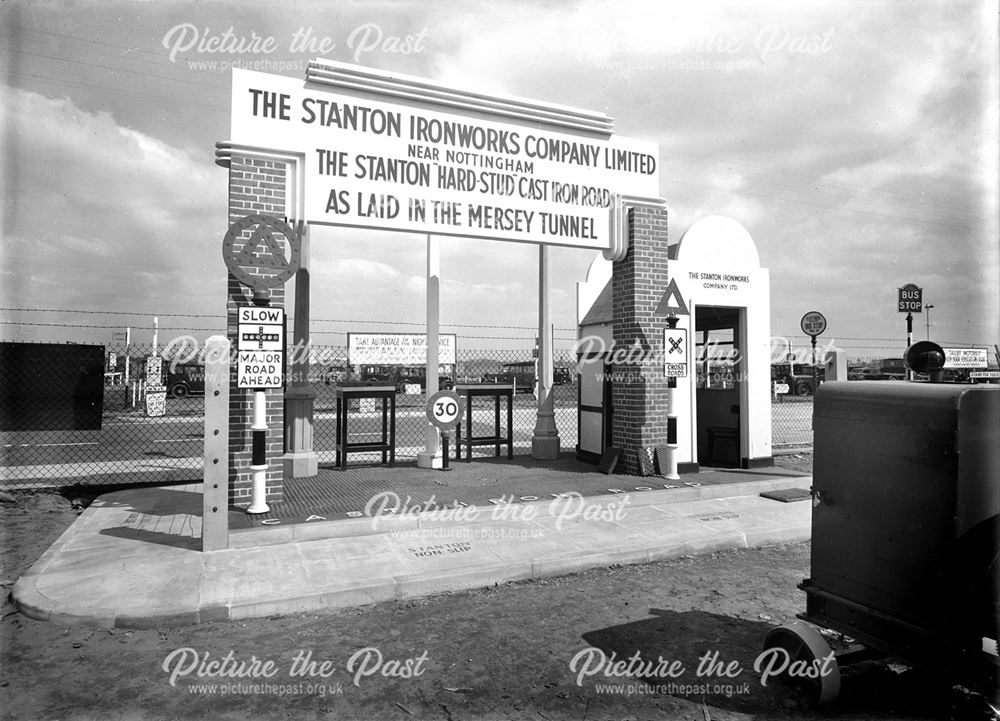 Stanton Ironworks Company's outdoor stand at British Industries Fair