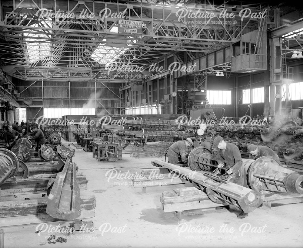 Interior of Lighting Column Shop at Concrete Plant