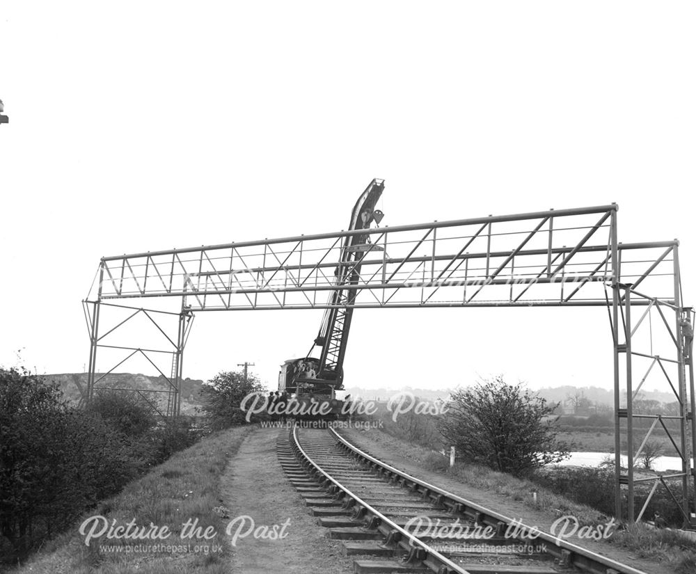 Erection of overhead ore conveyor