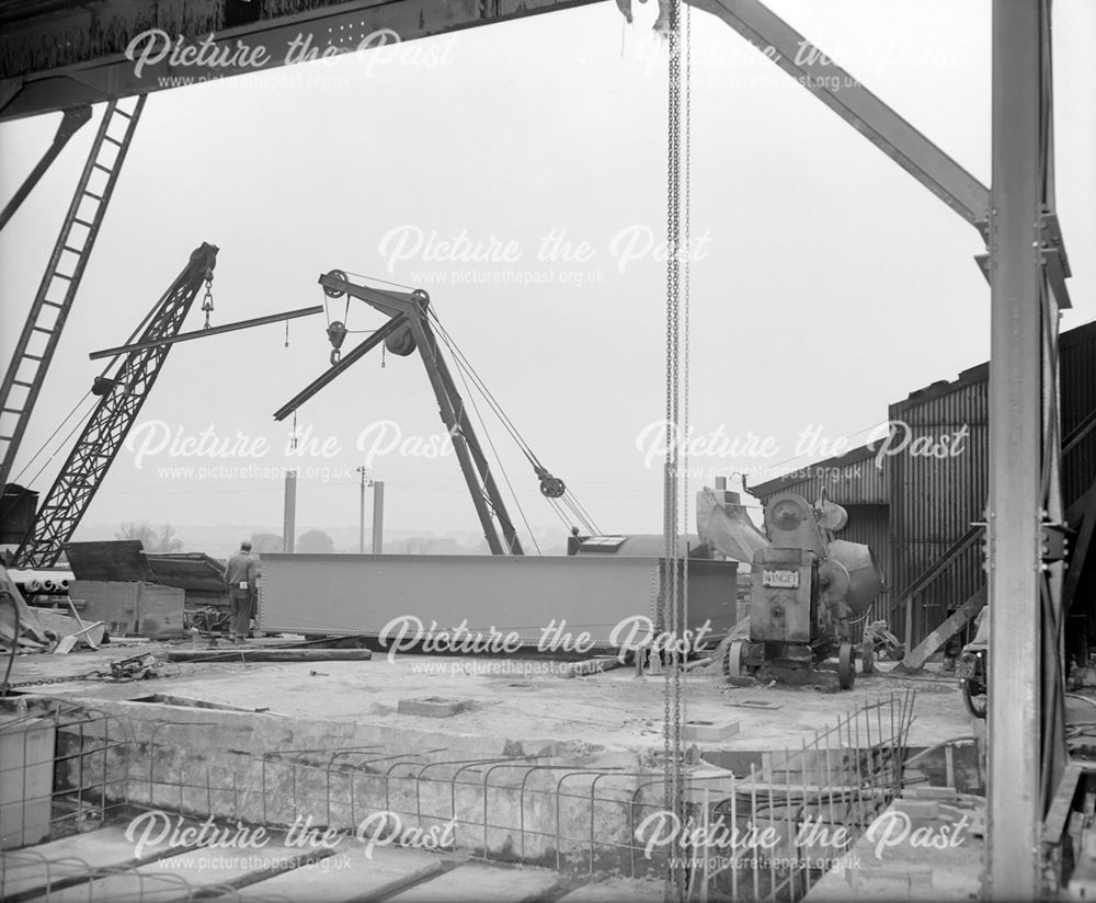 Installation of a tank at Dale Plant