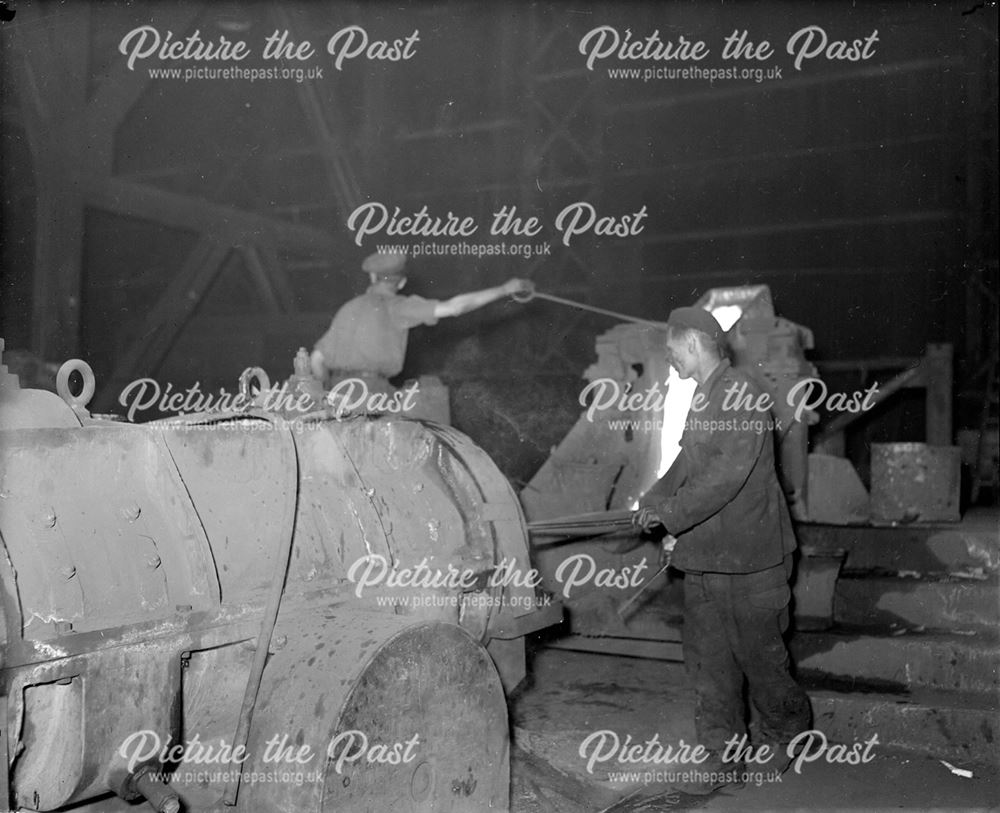 Pipe spinning at Dale Plant