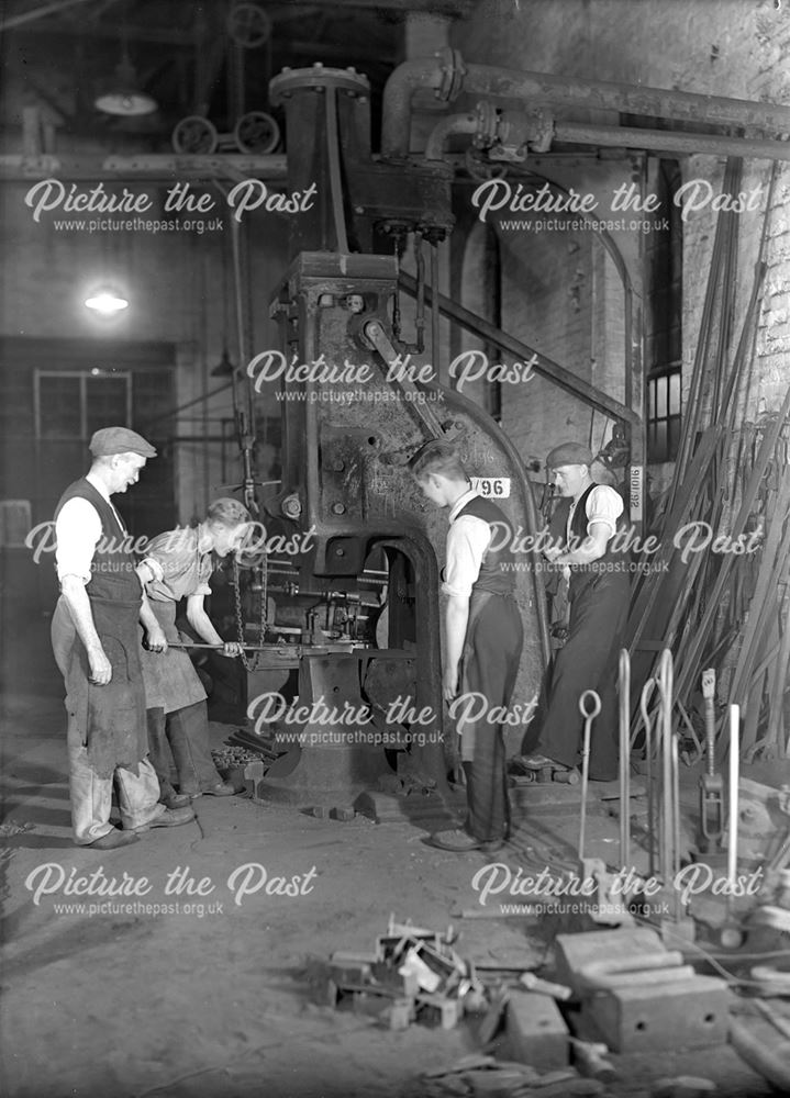 Apprentices in Blacksmith's Shop