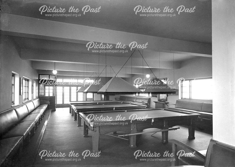 Billiard Room inside Workmen's Institute