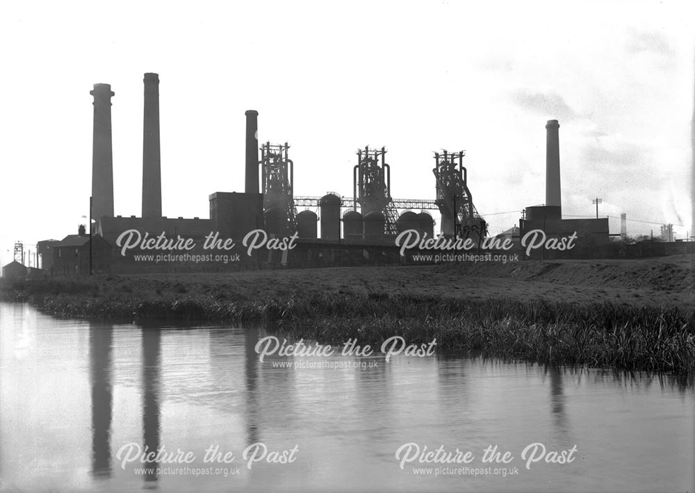 New Works blast furnaces from Erewash Canal