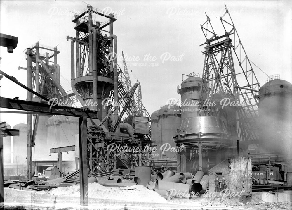 Construction of no. 3 blast furnace