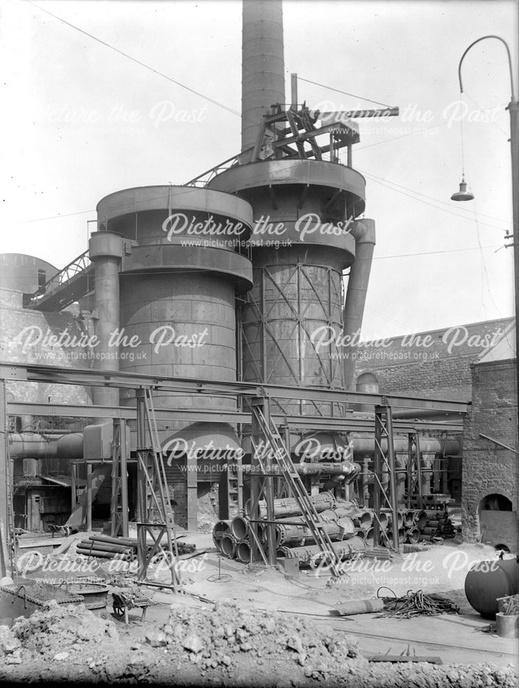 Nos. 1 and 2 blast furnaces at Riddings Ironworks