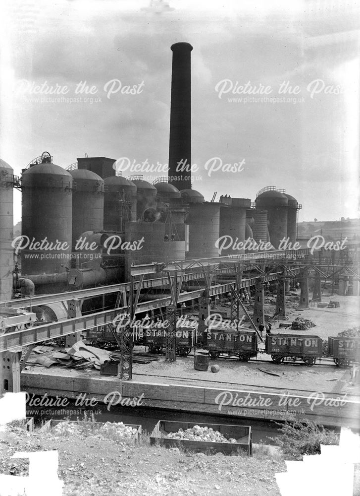 Blast Furnaces during demolition