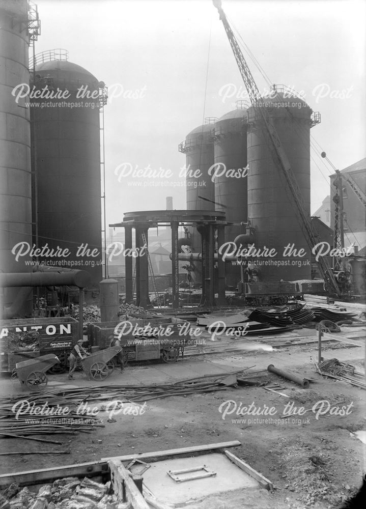 Construction of new No 5 Blast Furnaces