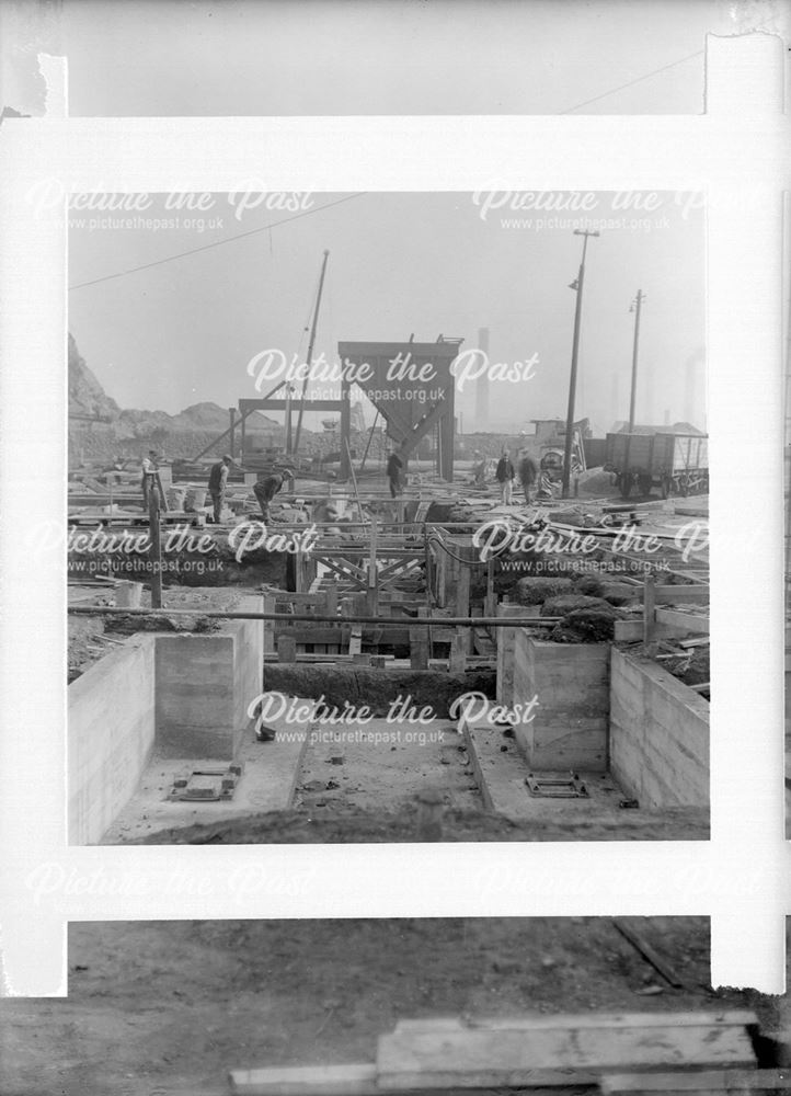 Construction of Scale Pit at the Old Works