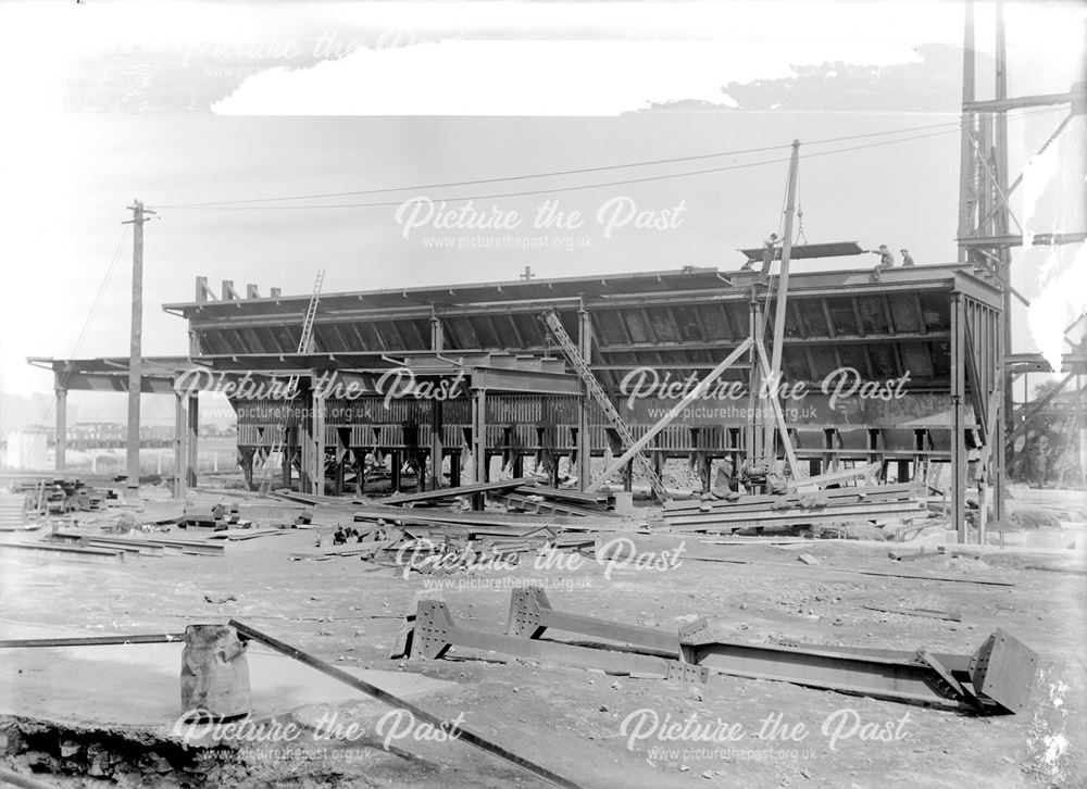 Construction of Storage Bunkers at Old Works