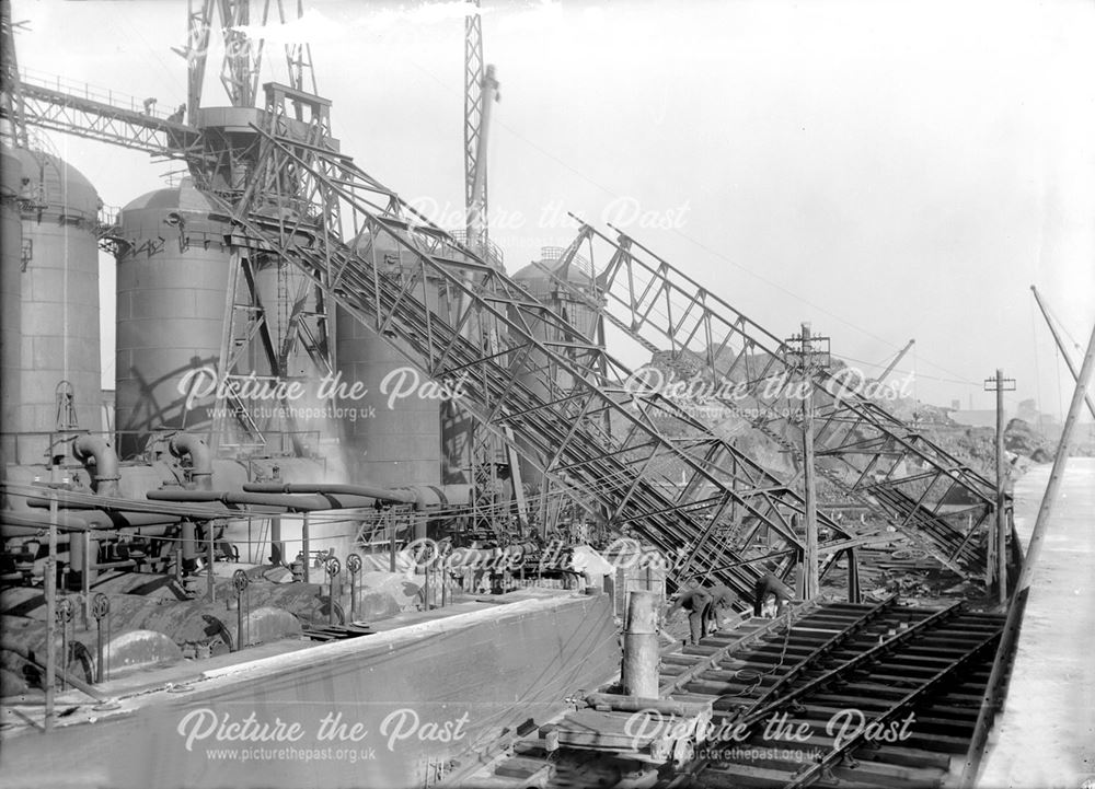 Construction of Charging Hoists at Old Works